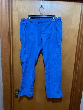 Scrub pants Blue Drawstring Cargo Pants M3